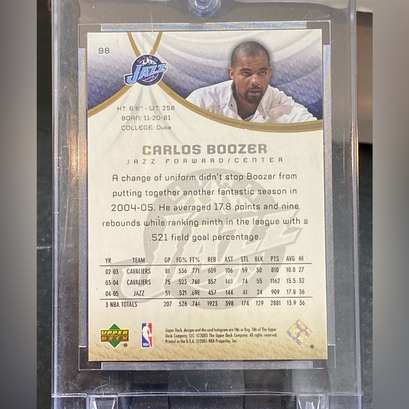 Carlos Bozzer SSP /25 2005 SP Game Used Edition - Picture 5 of 7